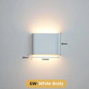 LED Wall Lamp Outdoor Waterproof IP65 Interior Wall Light 6W12W Porch Garden Lights Aluminum Bedroom Living Room Stairs Lighting