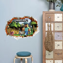 3D Cartoon  Steve Games Wall Stickers    Gifts for children   wall stickers for kids   Environmental PVC decoration for wall