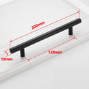 Black Golden Cupboard Handle Brushed Stainless Steel Kitchen Cabinet Door Knob Furniture Drawer Pull  Hardware Pulls  Bar Handle