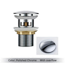 Pop Up Drain Button Bathroom Sink Plug Drainer Siphon Waste Stopper Wash Basin Faucet Accessory Washbasin Pipe Black Gold Rose