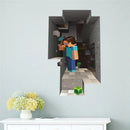 3D Cartoon  Steve Games Wall Stickers    Gifts for children   wall stickers for kids   Environmental PVC decoration for wall
