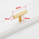 Black Golden Cupboard Handle Brushed Stainless Steel Kitchen Cabinet Door Knob Furniture Drawer Pull  Hardware Pulls  Bar Handle