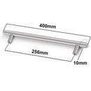 Kitchen Cabinet Pulls Furniture Drawer Handles Stainless Steel T Bar Straight Wardrobe Door Knobs Black Silver Cupboard Handle