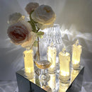 Flickering Flameless Battery Power LED Candles Tealight Night Lights Lamp for Wedding Birthday Party Valentine's Day Home Decor
