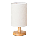 Solid Wooden Table Lamp Living Room Bedroom Bedside Led Lights Night Nightstands EU/US/UK plug E27 Bulb