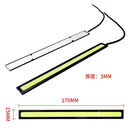 17cm Universal Daytime Running Light COB DRL LED Car Lamp External Lights Auto Waterproof Car Styling Led DRL Lamp 12V Day Light