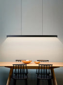 Designer dining room chandelier simple modern Nordic dining table bar table lamp minimalist led long office chandelier