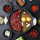 Chinese Yuanyang pot hot household electromagnetic stove cooker soup stewpan two-flavor chafing dish chafingdish