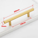 Black Golden Cupboard Handle Brushed Stainless Steel Kitchen Cabinet Door Knob Furniture Drawer Pull  Hardware Pulls  Bar Handle