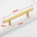 Black Golden Cupboard Handle Brushed Stainless Steel Kitchen Cabinet Door Knob Furniture Drawer Pull  Hardware Pulls  Bar Handle