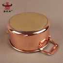 Pure Copper Compound Bottom Small Soup Rice Pot Electromagnetic Gas Thickened Hot Pot Boiled Jam Single Pot Stewpan Sauce Pan