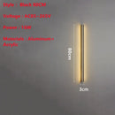 Line Extremely Long LED Wall Lamp 110V 220V 60~240CM Minimalist Sconce For Indoor TV Background Aisle Living Room Villa Lighting
