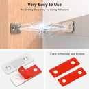 4/2/1Pack Ultra Thin Cabinet Magnetic Catch Adhesive Drawer Magnet Catch Kitchen Closet Door Closing Magnetic Door Catch Closer