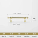 Cabinet Hardware Modern Minimalism Aluminum Alloy Kitchen Cabinet Handles for Bathroom Drawer Pulls Drawer Handles Door Knob