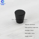 Space Aluminum Single Hole Handle Modern Wardrobe Drawer Round Knob Silver/black/gold Kitchen Cabinet Furniture Small Handle