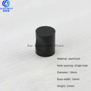 Space Aluminum Single Hole Handle Modern Wardrobe Drawer Round Knob Silver/black/gold Kitchen Cabinet Furniture Small Handle
