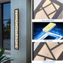 Waterproof outdoor wall lamp LED Tall Wall Lamp IP65 Aluminum Light Garden Villa porch Sconce Light 110V 220V Sconce Luminaire