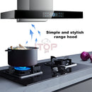 Intelligent Somatosensory Chimney Range Hood Exhaust Hood Range For Kitchen Cooker New Design Super Slim Auto Clean Cooker Hood