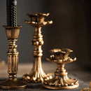 Retro Candlestick Resin Candle Holder Sconce Nostalgic Antique French Candle Stick Rack Home Decor Photography Props