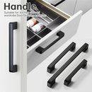 Aluminum Gold Furniture Handle Solid Cabinet Pulls Drawer Knobs Kitchen Door Cupboard Handle Pulls Modern Furniture Hardware