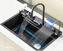 Manufacturer's lowest price, stainless steel kitchen sink, single sink kitchen sink, Feiyu Waterfall faucet