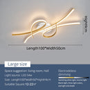 Smart Home Alexa Modern led Ceiling Lights for living room bedroom study room Matte black or Gold finished Ceiling Lamp fixtures