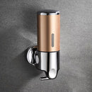 Shampoo and Soap Liquid Dispenser Single/double/triple 500Ml Liquid Dispenser Container Wall-Mount Bathroom Shampoo Dispenser