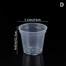 Home Garden Round Planter Pot Orchid Nursery Container Planter Container Transparent Orchid Container Round Starting Pot