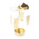 Romantic Candlestick Rotating Spinning  Tea Light Candle Holder Home