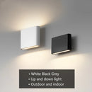 6W 12W 20W LED Outdoor Waterproof Wall Lamp Indoor Bedroom Living Room Balcony Wall Light Home Lighting Aluminum Wall Sconce