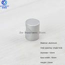 Space Aluminum Single Hole Handle Modern Wardrobe Drawer Round Knob Silver/black/gold Kitchen Cabinet Furniture Small Handle