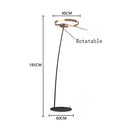 Ring Fishing Floor Lamp Room Decor Golden Long Pole Modern Simple LED Minimalist Light Luxury Designer Vertical Table Lamps
