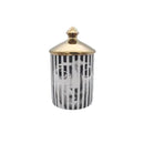 Gold Handmade Ceramic Empty Candle Holder Incense Candles Jar Lady Face Red Lip Cup Living Room Ornaments Home Decoration Box Cr