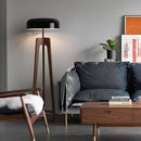 Pileo Porada Floor Lamp Classical wood lamp E27 Bulb Home Art Deco Atmosphere Lighting Hotel Bedroom Shop farmhouse light