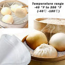 4pcs Silicone Steamer Mat Reusable Steamer Paper Liner Round Dim Sum Mesh Non-Stick Mesh Mat Pad for Buns Dumpling Baking Pastry