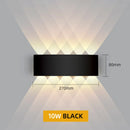 Aluminum LED Wall Lamp Waterproof IP65 Outdoor Garden Lights 8W 12W Interior Wall Light for Bedroom Living Room Stairs Lighting