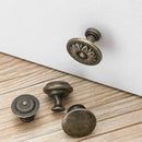 2Pcs Round Shape Wardrobe Pulls Drawer Knob Cabinet Pulls Kitchen Cupboard Door Handle Practical Furniture Fittings Hardware