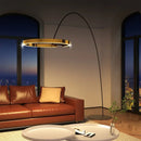 Ring Fishing Floor Lamp Room Decor Golden Long Pole Modern Simple LED Minimalist Light Luxury Designer Vertical Table Lamps