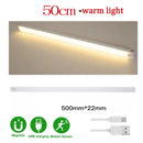LED Motion Sensor Under Cabinet Light USB Rechargeable LED Night Light for Closet Cabinet Kitchen Wardrobe Cupboard