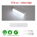 LED Motion Sensor Under Cabinet Light USB Rechargeable LED Night Light for Closet Cabinet Kitchen Wardrobe Cupboard