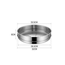32cm Thicken Stainless Steel Food Steaming Rack Rice Cooker Double Ear Cookware Steamer for Dumpling Kitchen Cooking Accessories
