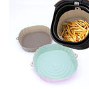 Silicone Air Fryer Basket Airfryer Oven Mold Baking Tray Pizza Fried Chicken Basket Reusable Pan Liner Accessories