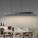 Modern LED Pendant Light For Living Dining Room Restaurant Office Long Simple Chandelier Home Deco Lighting Fixture Hanging Lamp