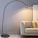 Ring Fishing Floor Lamp Room Decor Golden Long Pole Modern Simple LED Minimalist Light Luxury Designer Vertical Table Lamps