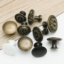 2Pcs Round Shape Wardrobe Pulls Drawer Knob Cabinet Pulls Kitchen Cupboard Door Handle Practical Furniture Fittings Hardware