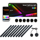 Splicing Light DIY Atmosphere Light RGB Smart Wall Light Voice Control Lamp for Esports Room Bedroom Bar Decoration Night Light