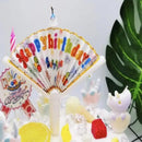 Birthday Cake Candle Creative Fan Candle Happy Birthday Surprise Candles Funny Wishing Candle Birthday Cake Candle Decor