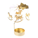 Romantic Candlestick Rotating Spinning  Tea Light Candle Holder Home