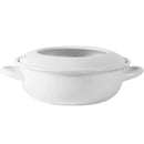 Japanese white porcelain enamel frying pan home thickened tempura double ears soup health stewpan pot induction cooker general