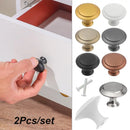 2pcs/lot Kitchen Cupboard Round Shape Furniture Fitting Cabinet Cabinet Pulls Wardrobe Pulls Drawer Knob Door Handle
